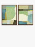 John Lewis Suzanne Nicoll 'Verdant' Framed Print, Set of 2, 83.5 x 63.5cm, Multi