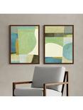 John Lewis Suzanne Nicoll 'Verdant' Framed Print, Set of 2, 83.5 x 63.5cm, Multi