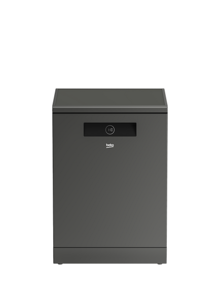 Beko BDEN38640FG Freestanding Dishwasher, Grey, Grey