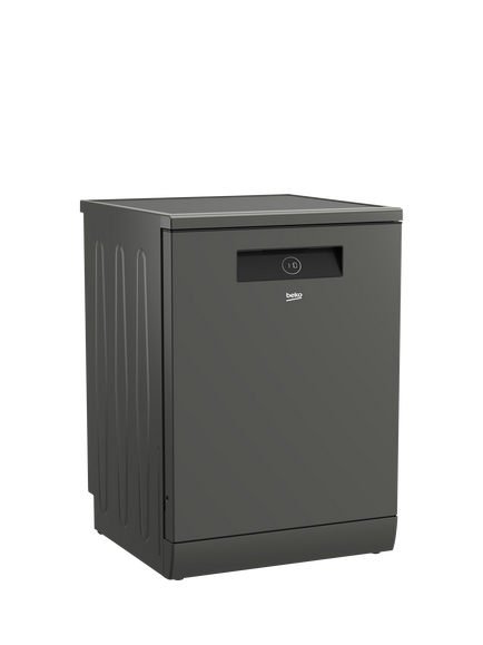 Beko BDEN38640FG Freestanding Dishwasher, Grey - view 2, Grey