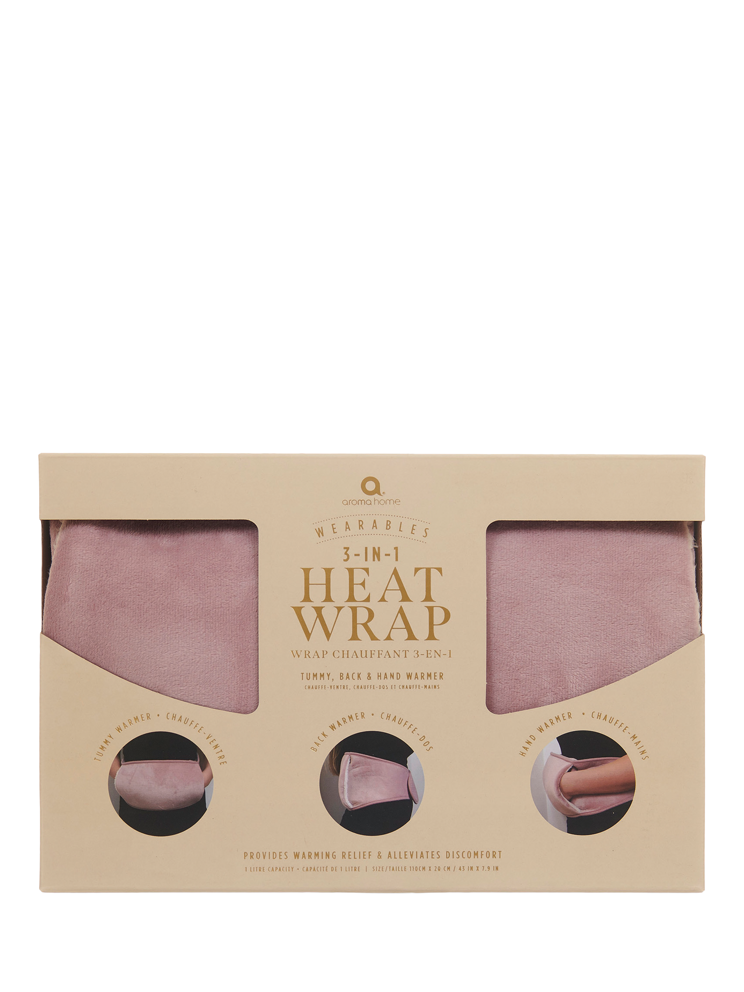 Wanderflower Heat Wrap, Blush Pink