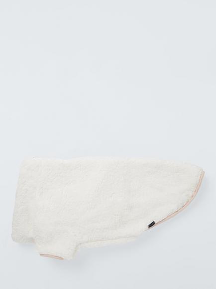 John Lewis Fluffy Dog Jumper, White