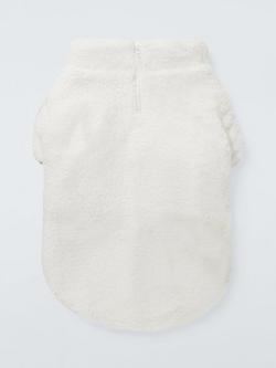John Lewis Fluffy Dog Jumper - view 2, White