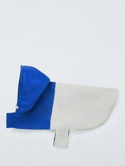 John Lewis Waterproof Dog Raincoat, Blue