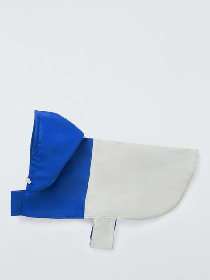 John Lewis Waterproof Dog Raincoat, Blue