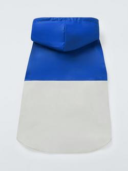 John Lewis Waterproof Dog Raincoat - view 2, Blue