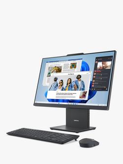 Lenovo IdeaCentre AIO 24ARR9 All-in-One Desktop PC, AMD Ryzen 3 Processor, 8GB RAM, 512GB SSD, 23.8" Full HD, Luna Grey - view 2, Luna Grey