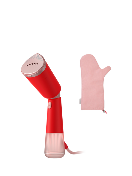 Philips STH5020/40 Hand Clothes Steamer, Red, Red