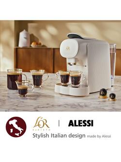 Philips L'Or Alessi LM9012/08 Coffee Machine, White - view 2, White