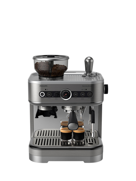 Philips PSA3228/10 Barista Brew Semi-Automatic Coffee Machine, Silver, Silver