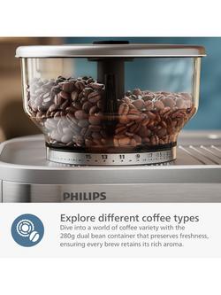 Philips PSA3228/10 Barista Brew Semi-Automatic Coffee Machine, Silver - view 2, Silver