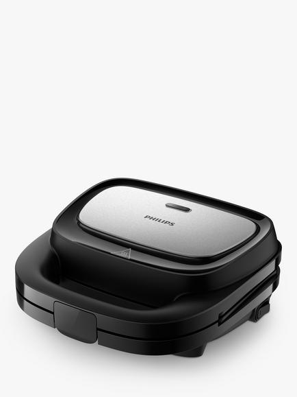Philips 5000 Series Sandwich Maker, Black/Silver, Black/Silver
