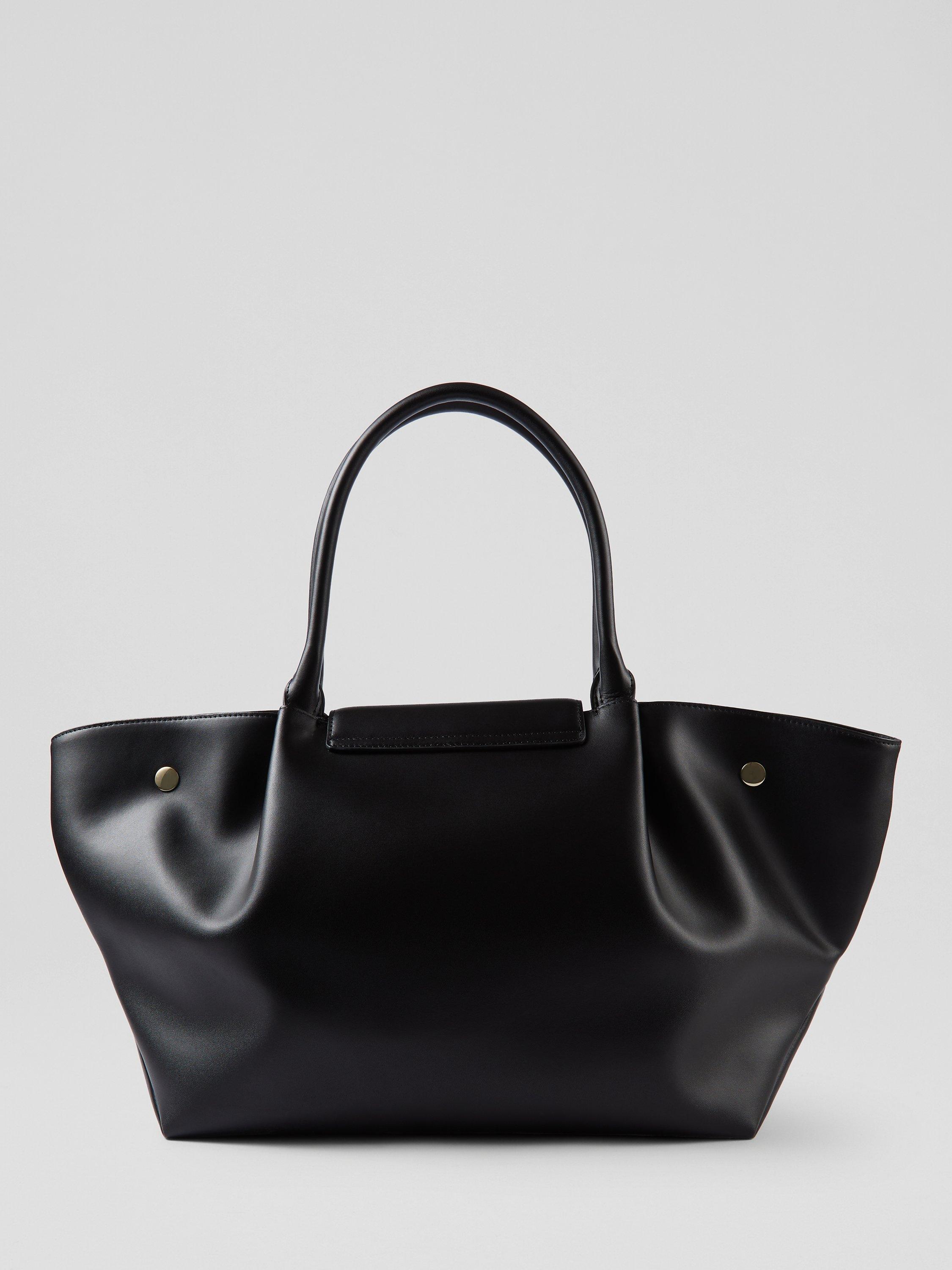 Product image 2 of 3, which shows L.K.Bennett Otello Leather Tote Bag, Black