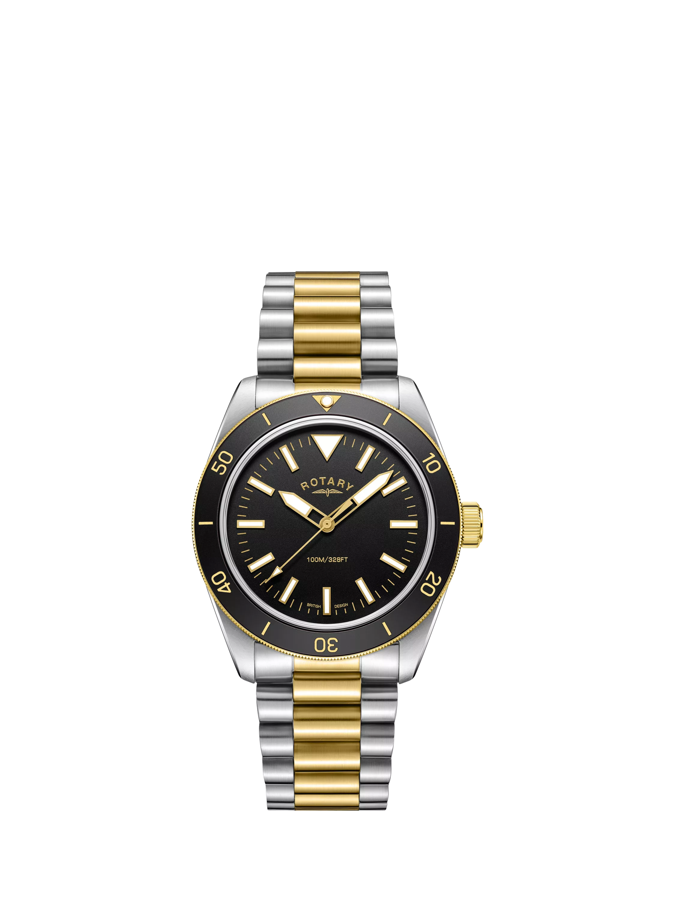 Rotary GB05661 04 Men s Sports Two Tone Bracelet Strap Watch