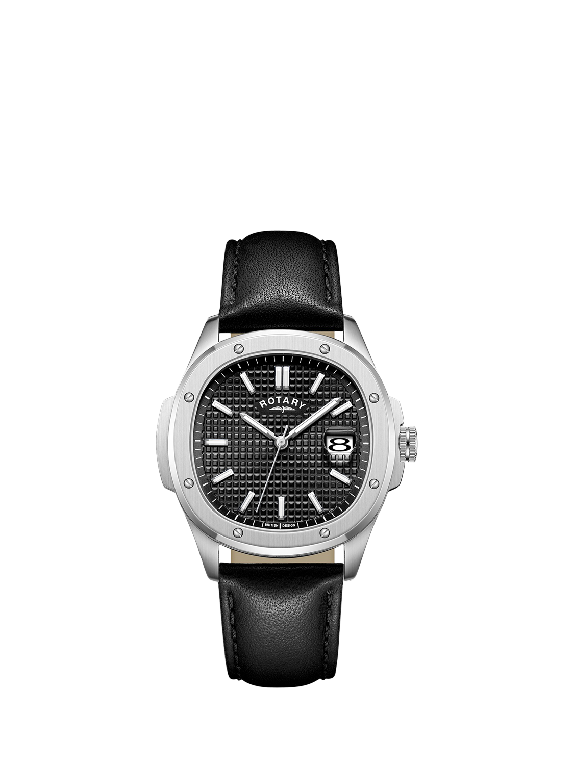 Rotary GS05575/04 Men's Sports Date Leather Strap Watch