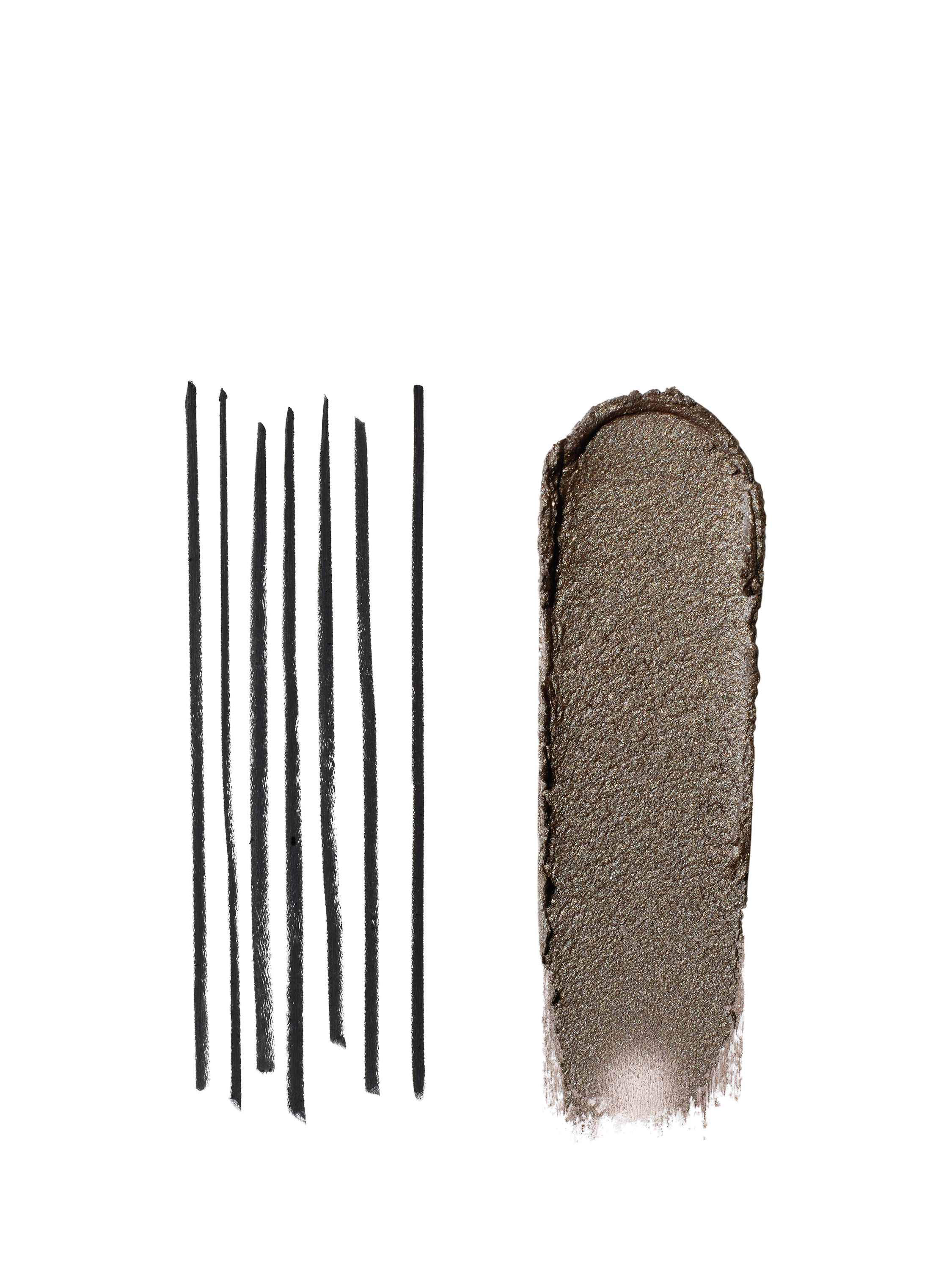 Product image 2 of 7, which shows Bobbi Brown x Hannah Murray Collection Long Wear Cream Shadow Stick & Kohl Liner, Pewter Black Velvet