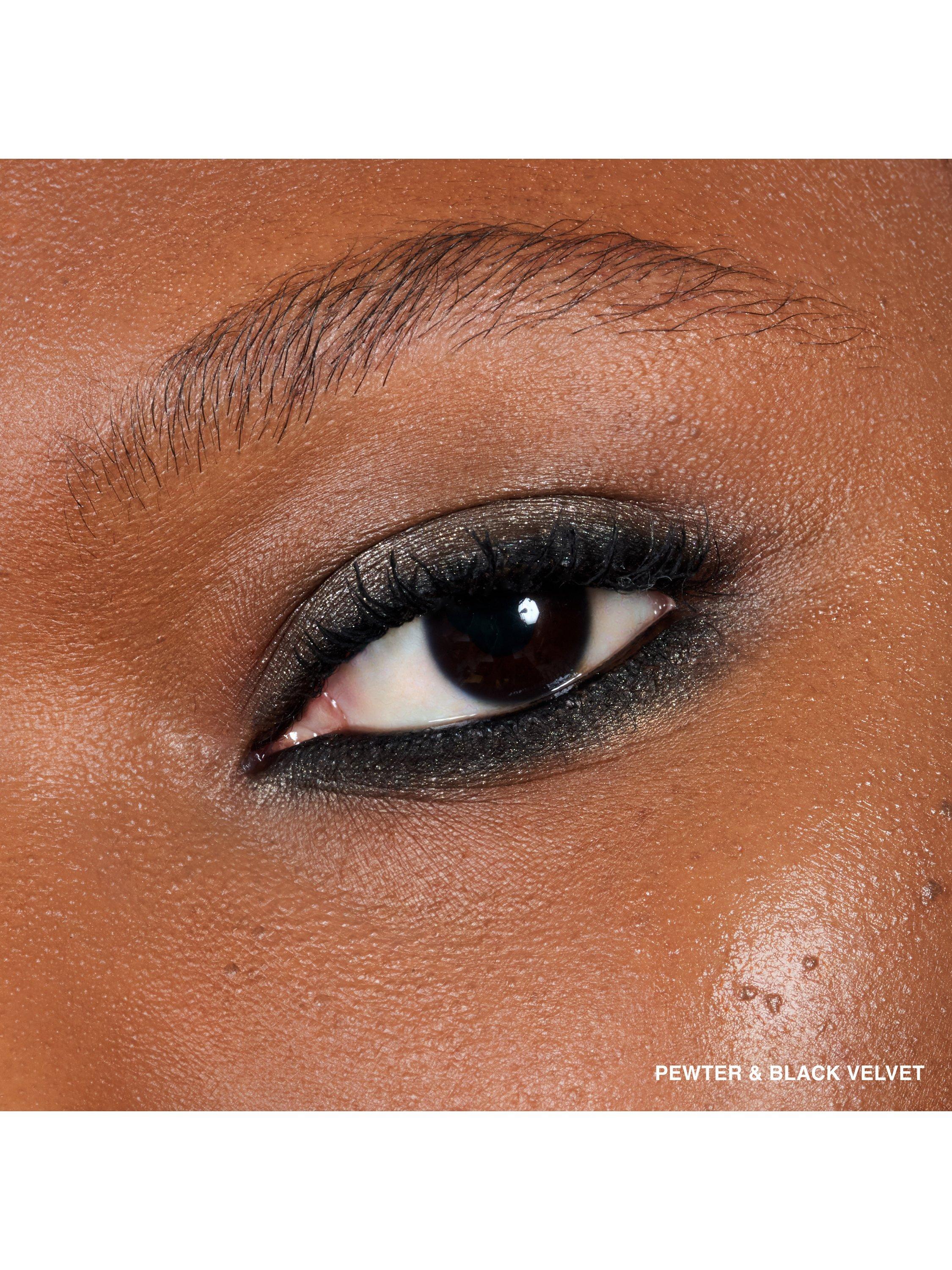 Product image 3 of 7, which shows Bobbi Brown x Hannah Murray Collection Long Wear Cream Shadow Stick & Kohl Liner, Pewter Black Velvet