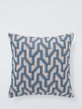 John Lewis Link Cushion, Blue