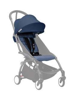 Stokke YOYO³ 6+ Colour Pack, Seat & Canopy, Air France Blue, Air France Blue