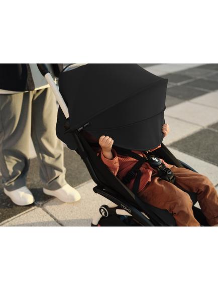Stokke YOYO³ 6+ Colour Pack, Seat & Canopy, Black