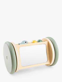Done by Deer Wooden Rolling Activity Mirror, Birdie - view 2, Multi