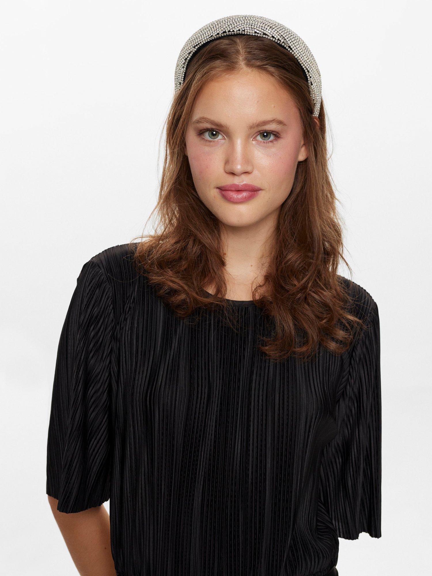 Numph Nujay Embellished Headband, Silver