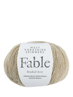 West Yorkshire Spinners Fable Aran Knitting Yarn, 100g, Faun 1224