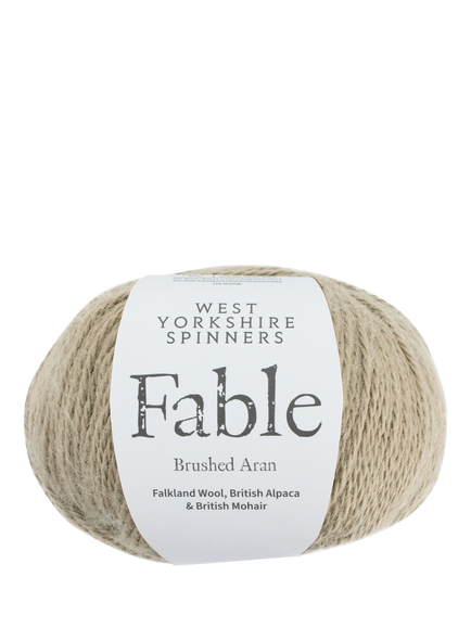 West Yorkshire Spinners Fable Aran Knitting Yarn, 100g, Faun 1224