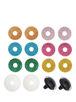 Rico Design Safety Eyes for Crocheted Toys, 30mm, 1 Pair, Multi