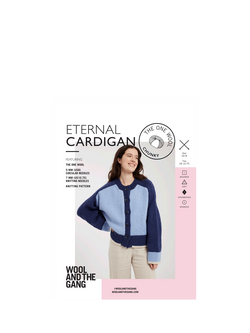 Wool And The Gang Eternal Cardigan Knitting Pattern, Multi