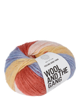 Wool And The Gang Feeling Good Stripe Aran Yarn, 50g, Sunset Stripe