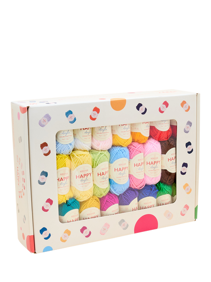 Sirdar Happy Colours Acrylic DK Yarn Set, 50x 15g, Multi