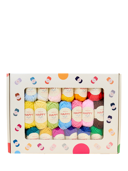 Sirdar Happy Colours Acrylic DK Yarn Set, 50x 15g - view 2, Multi