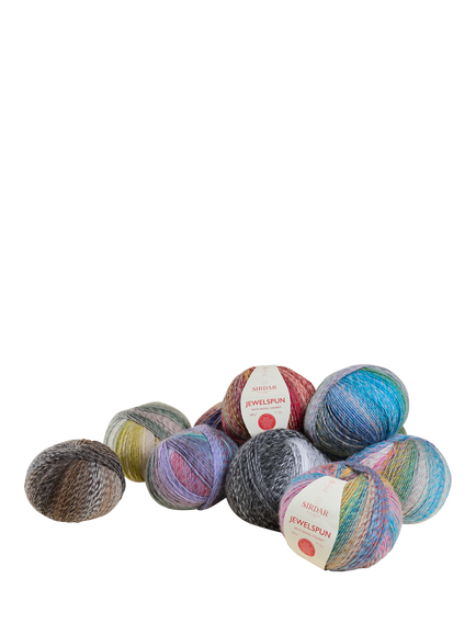 Sirdar Jewelspun Chunky Knitting Yarn - view 2, Polished Jet