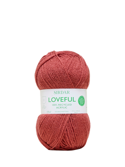 Sirdar Loveful Recyled Acrylic DK Knitting Yarn, Ember
