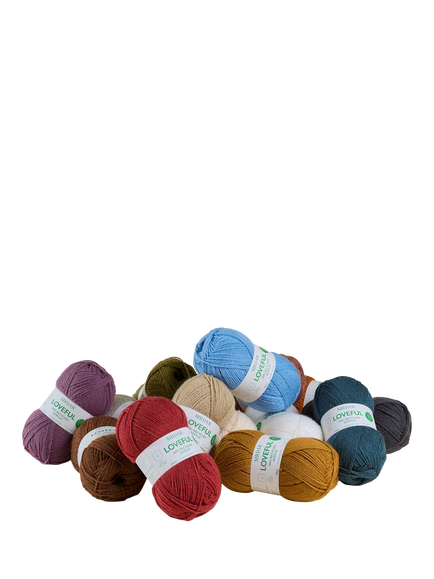 Sirdar Loveful Recyled Acrylic DK Knitting Yarn - view 2, Ember