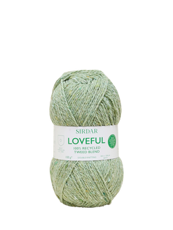 Sirdar Loveful Recyled Tweed DK Knitting Yarn, Fern