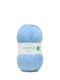 Sirdar Loveful Recyled Acrylic DK Knitting Yarn, Sky