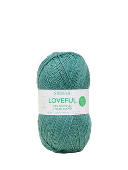 Sirdar Loveful Recyled Tweed DK Knitting Yarn, Pine