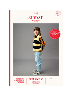 Sirdar Snuggly Replay Kick Flip Kids' Sweater Knitting Pattern, 2625, Multi