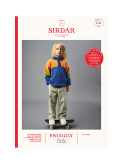 Sirdar Snuggly Replay Snow Side Kids' Jacket Knitting Pattern, 2626, Multi