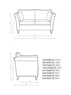 John Lewis Sienna Medium 2 Seater Sofa - view 2, 