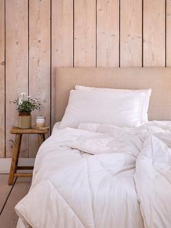 Piglet in Bed British Wool Warmer Weight Duvet, White, White