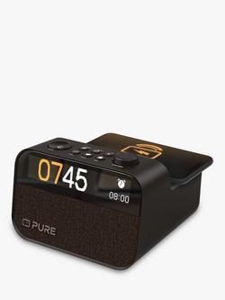 Pure Moment Charge DAB+/FM Bluetooth Radio with Wireless Charging - view 2, Coffee Black