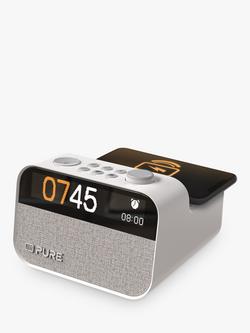 Pure Moment Charge DAB+/FM Bluetooth Radio with Wireless Charging - view 2, Cotton White