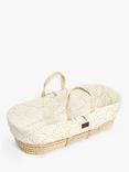 The Little Green Sheep Qulited Signature Moses Basket