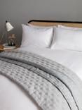 John Lewis Chambray Stripe Reversible Quilted Bedspread