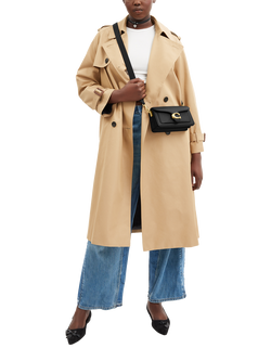 Coach Tabby 20 Pebbled Leather Shoulder Bag - view 2, Black