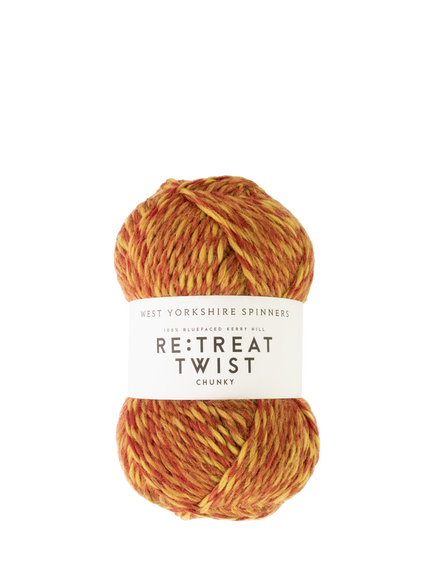 West Yorkshire Spinners Re:Treat Chunky Twist Yarn, 100g, Harvest 1221