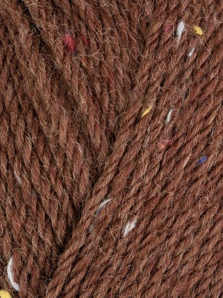 West Yorkshire Spinners ColourLab Aran Knitting Yarn, 100g - view 2, Chocolate Brown Tweed